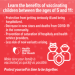 Benefits of vaccinating children
